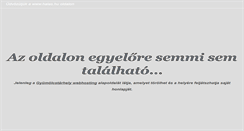 Desktop Screenshot of halas.hu